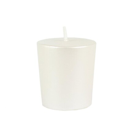 Jeco Pearl White Votive Candles, 96PK CVM-003